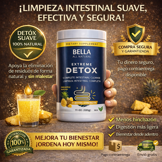 Bella All Natural Detox: Limpieza intestinal y desinflamación