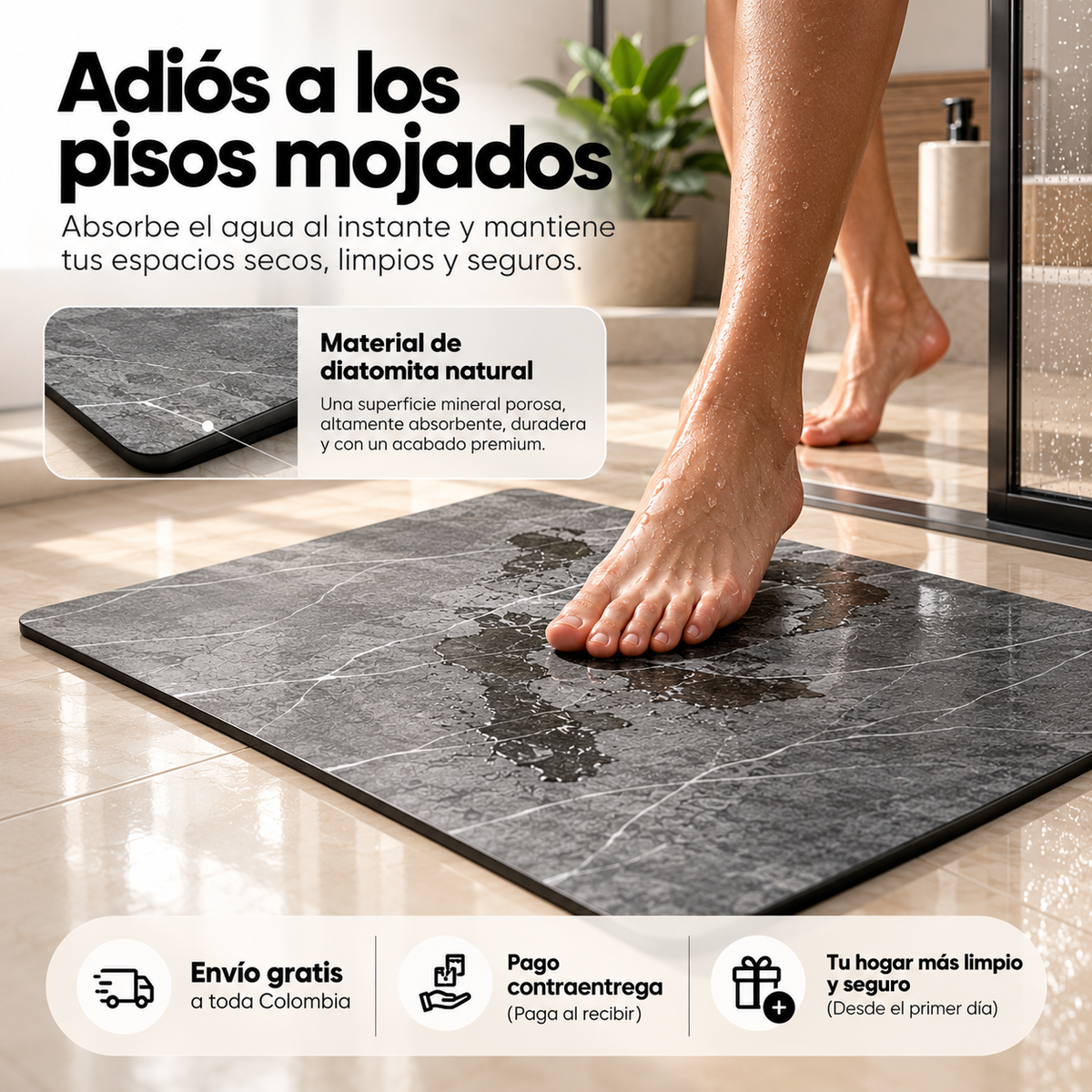 AquaPiedra: Absorción rápida para mantener tus espacios siempre secos