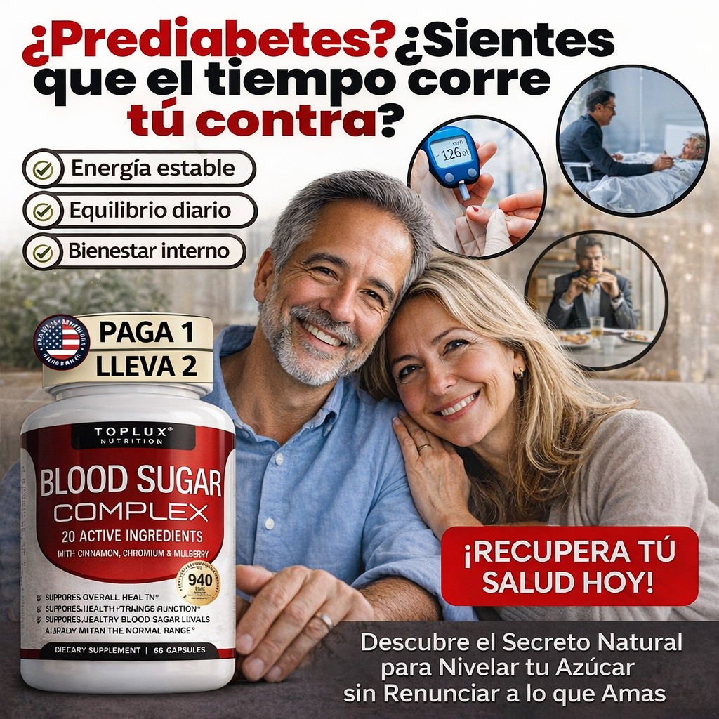 Blood Sugar Complex: Estabilidad y energía todos los días