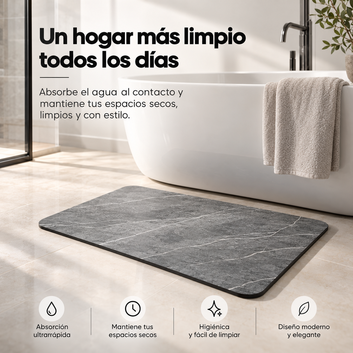 AquaPiedra: Absorción rápida para mantener tus espacios siempre secos