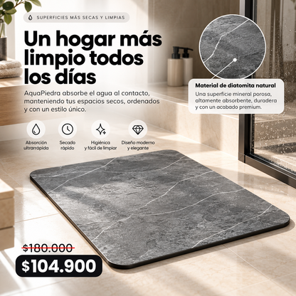 AquaPiedra: Absorción rápida para mantener tus espacios siempre secos