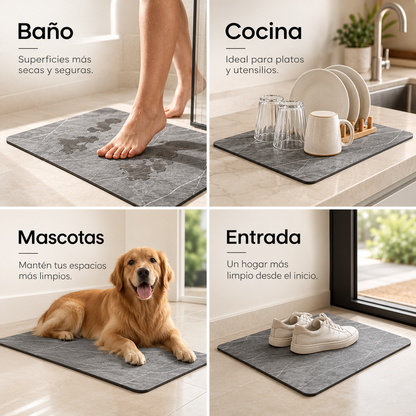 AquaPiedra: Absorción rápida para mantener tus espacios siempre secos